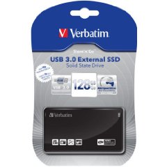 Verbatim Store n Go 128 GB USB 3.0 External Solid State Drive (SSD) 47622