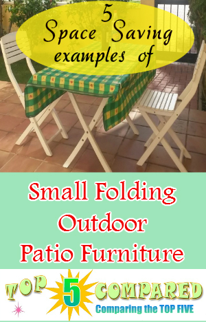 Small Folding Outdoor Patio Furniture