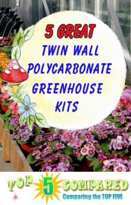 Twin Wall Polycarbonate Greenhouse Kit