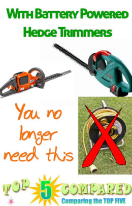 Battery Powered Hedge Trimmer