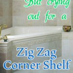Zig Zag Corner Shelf