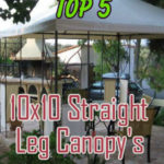 10x10 Straight Leg Canopy