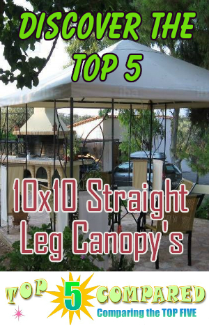 10x10 Straight Leg Canopy