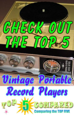 Vintage Portable Record Player