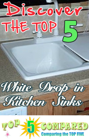 White Drop in Kitchen Sink