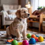 Good dog training in progress.